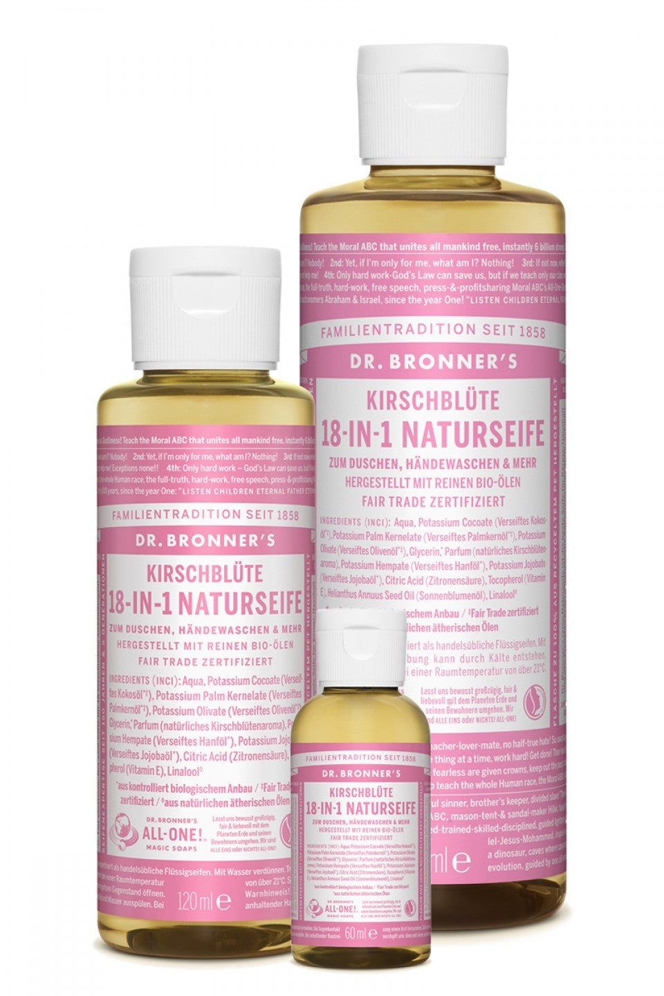 Dr. Bronner's Flüssigseife Kirschblüte - Haushaltsreinigung.at