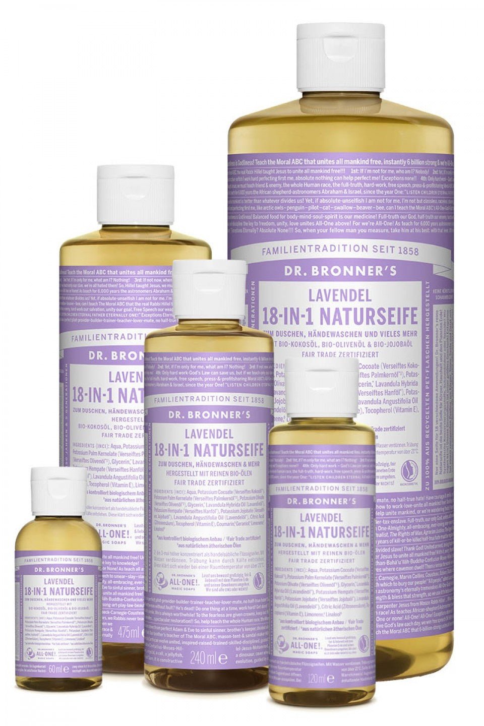 Dr. Bronner's Flüssigseife Lavendel - Haushaltsreinigung.at