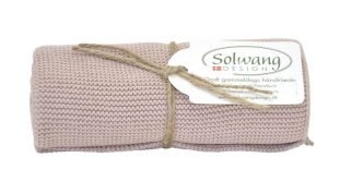 Gestricktes Handtuch BIO von Solwang - Haushaltsreinigung.at