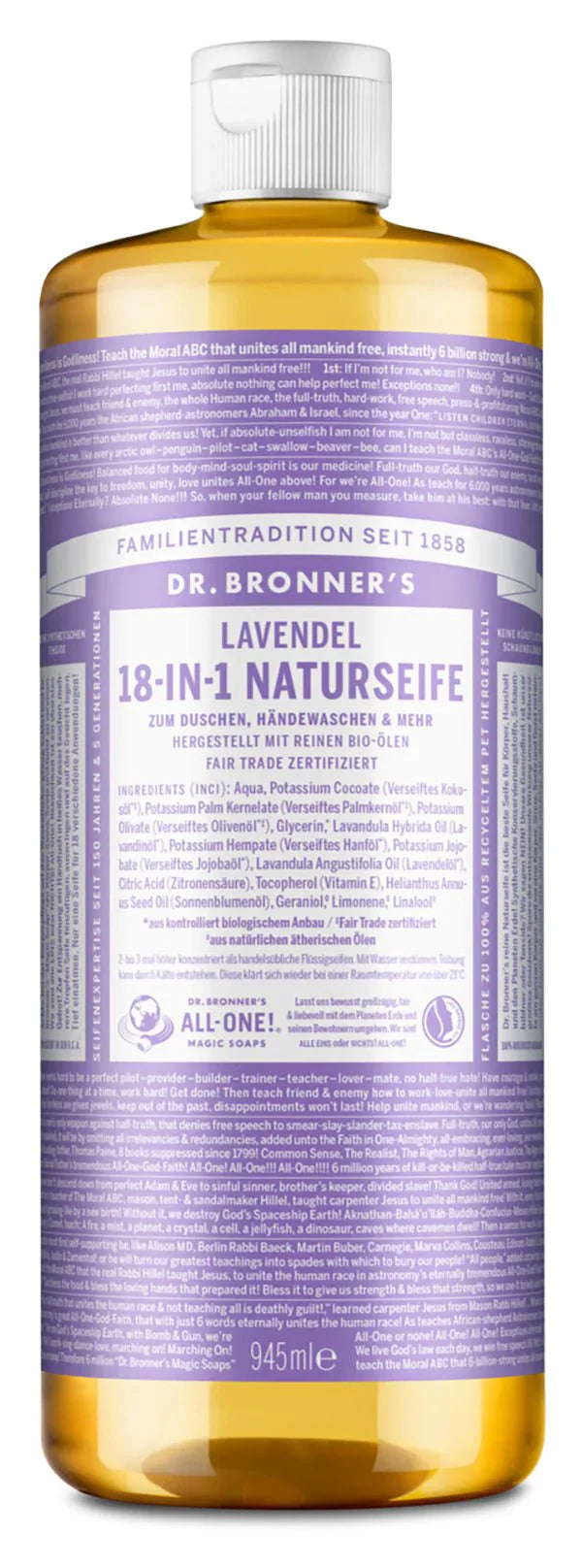 LAVENDEL - 18 - IN - 1 NATURSEIFE - Haushaltsreinigung.at