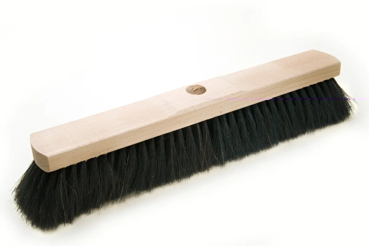 Saalbesen, Naturhaar mit Stielloch