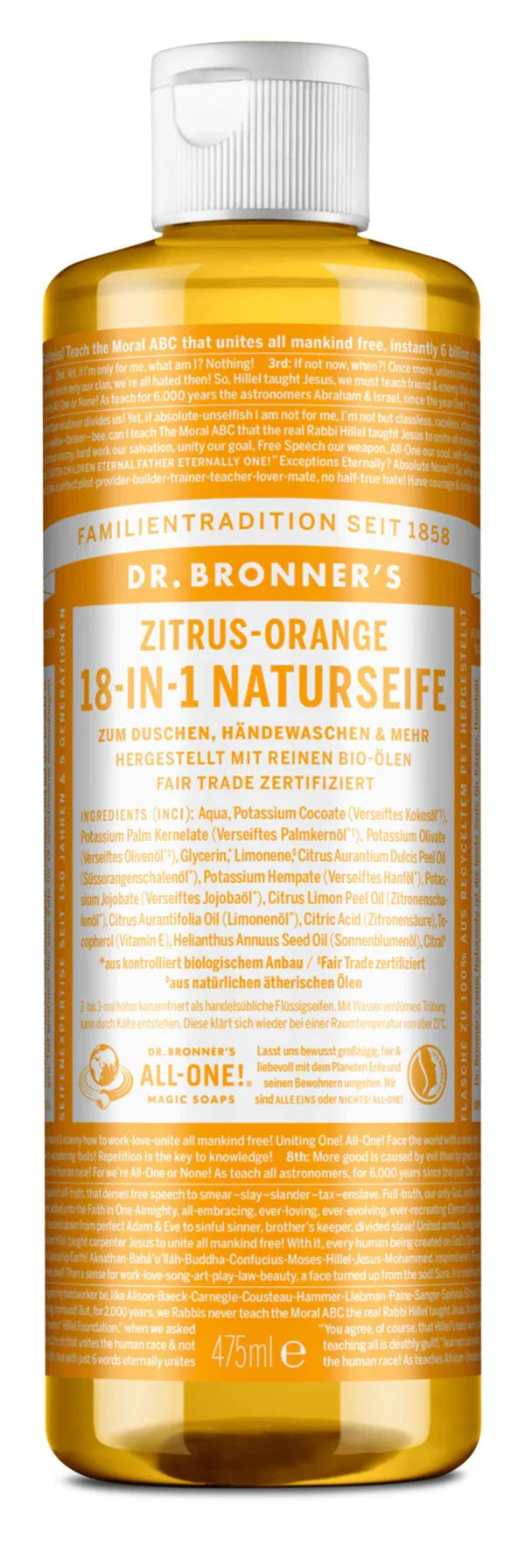 ZITRUS ORANGE - 18 - IN - 1 NATURSEIFE - Haushaltsreinigung.at