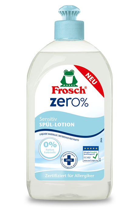 Sensitiv Spüllotion von Frosch Zero% 500ml