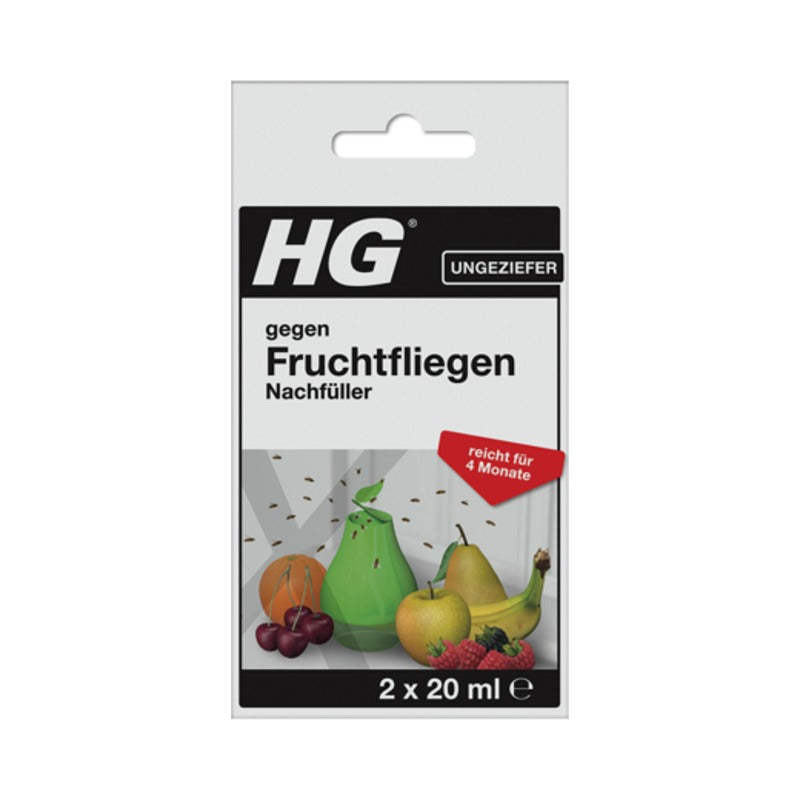 HGX Fruchtfliegenfalle Nachfüllung 2 × 20 ml