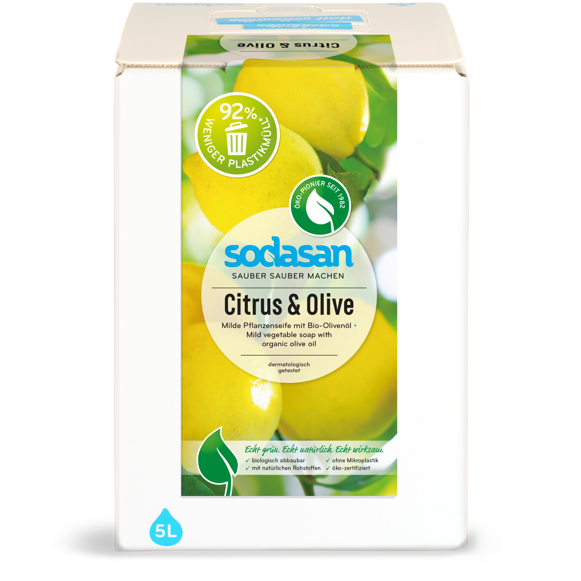 Bio Pflanzenseife Flüssig Citrus & Olive